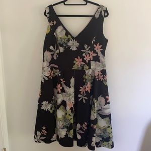 Plus Size Floral Dress